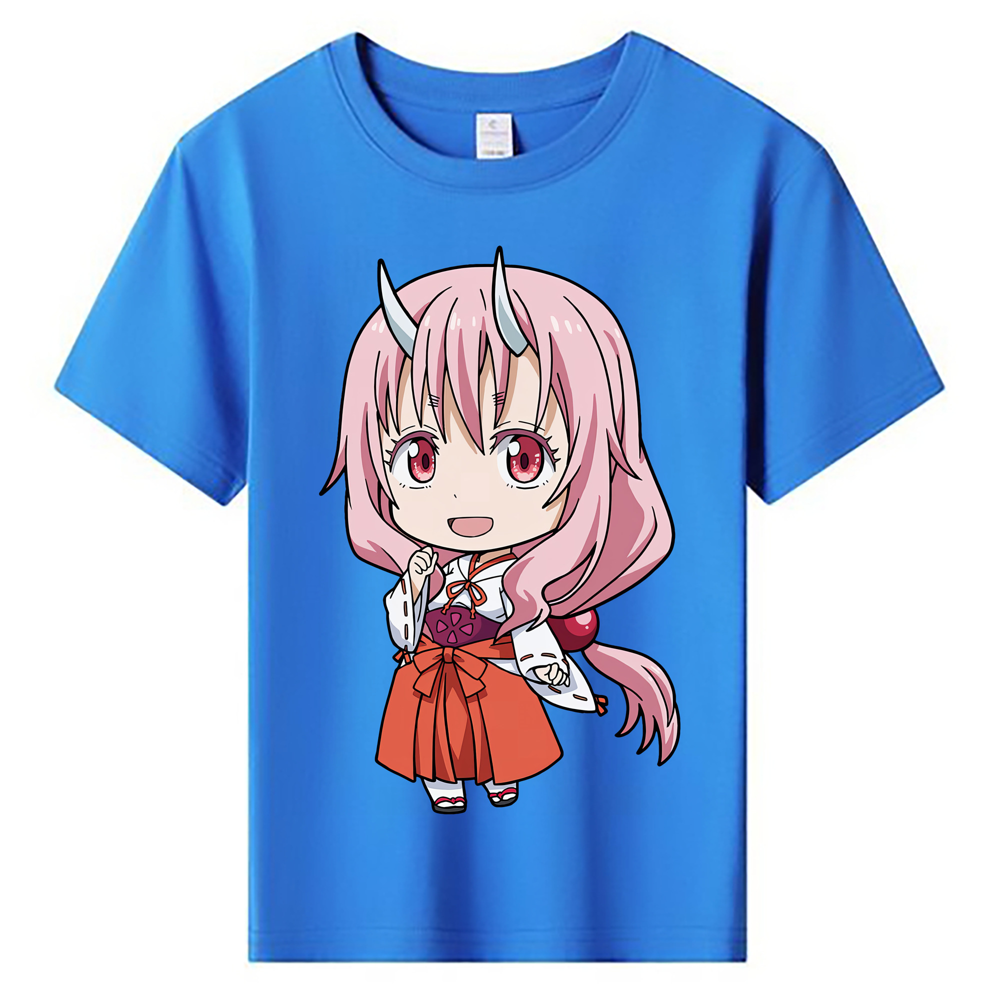 （画像用） 転スラ Regarding Reincarnated to Slime 綿100％キッズTシャツ（フロントプリント）